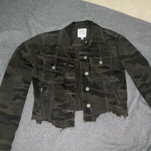 Hidden Camo Jean Jacket